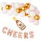 76 Piece Cheers Balloon Kit for Garland Bachelorette, Bridal Shower, and Engagement Party